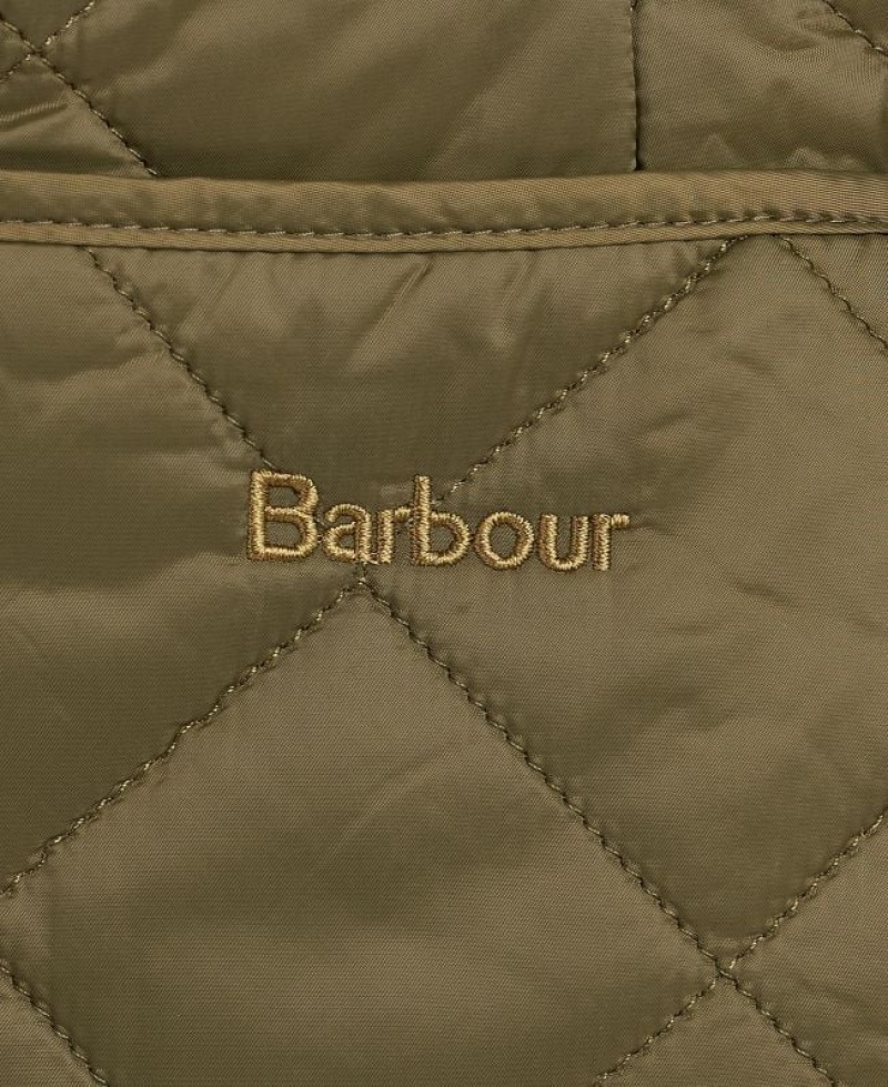 Olive Women Barbour Deveron Quilted Jacket | US-7528KFVIU