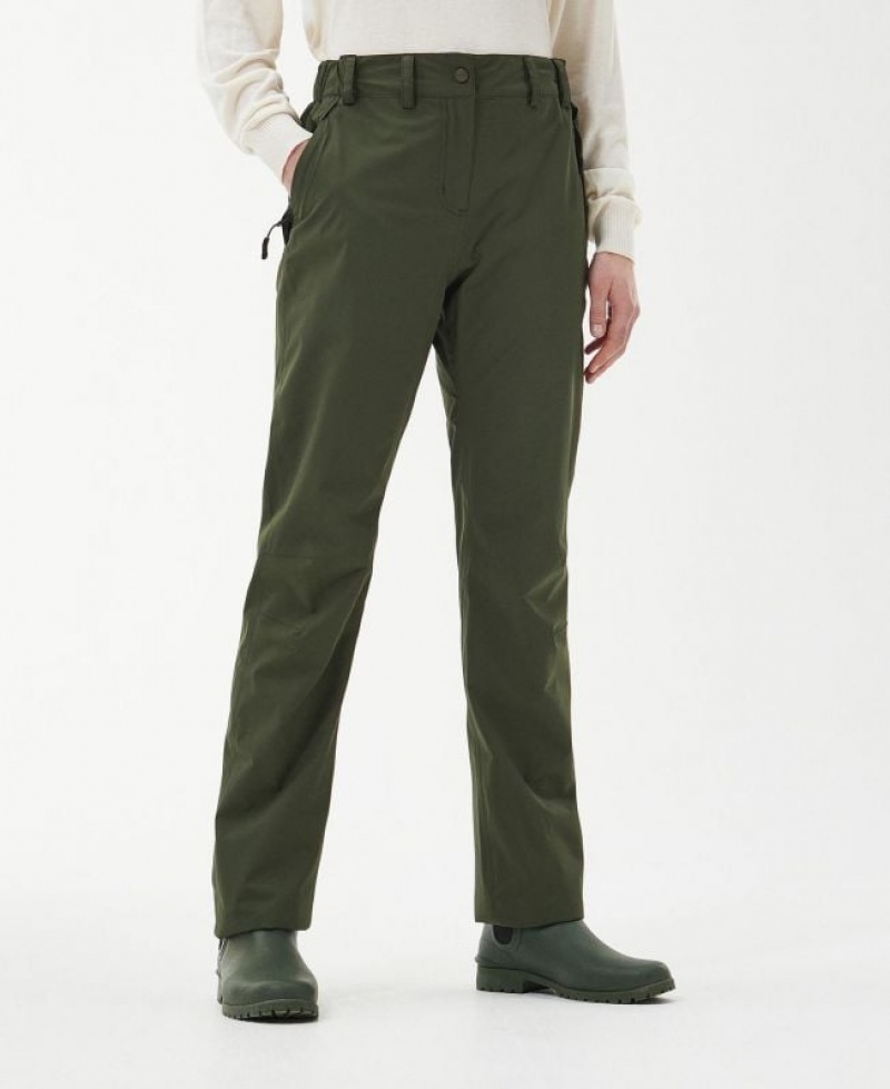 Olive Women Barbour Mucker Pants | US-8071AHIVJ