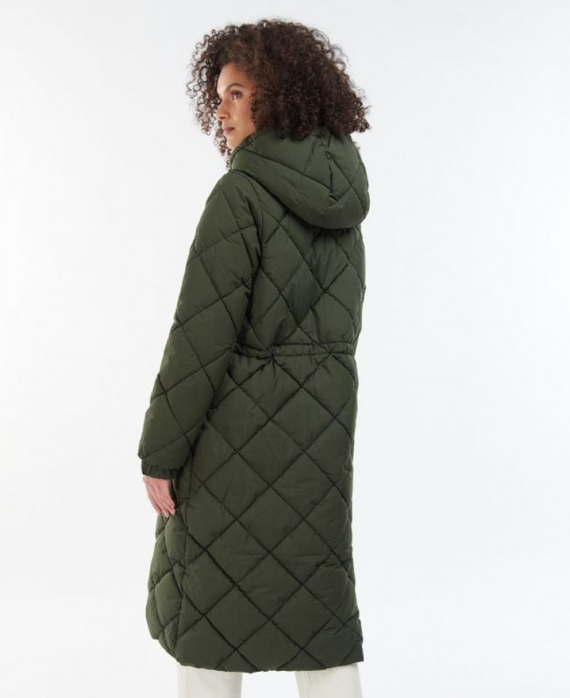 Olive Women Barbour Orinsay Quilted Jacket | US-7459BKXHA