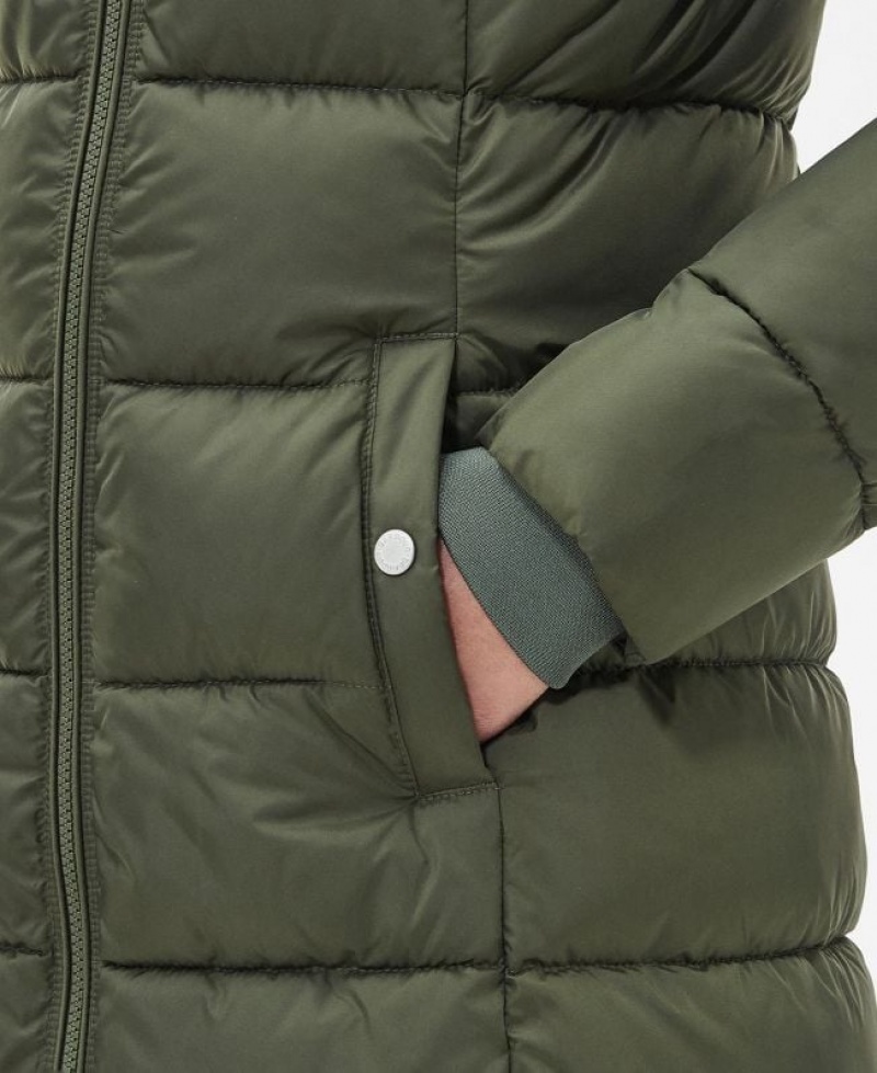 Olive Women Barbour Rosoman Quilted Jacket | US-1394WGMYV