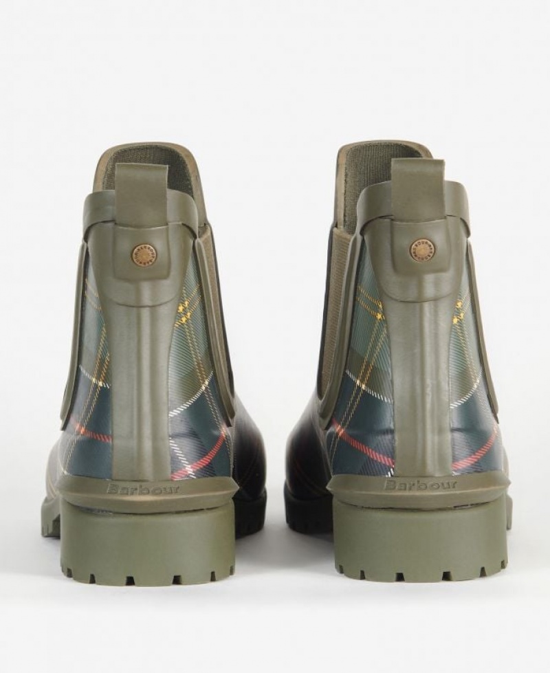 Olive Women Barbour Wilton Welllingtons Rain Boots | US-2743EVYKH