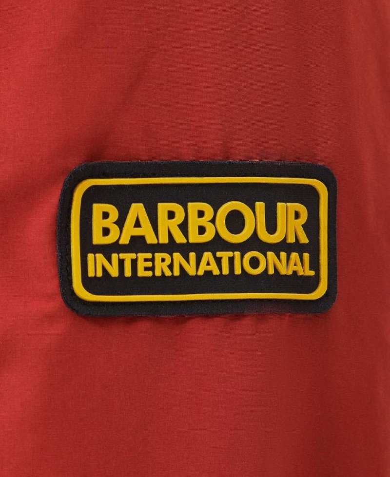 Orange Men Barbour International Legacy Overshirt | US-2157USPZM