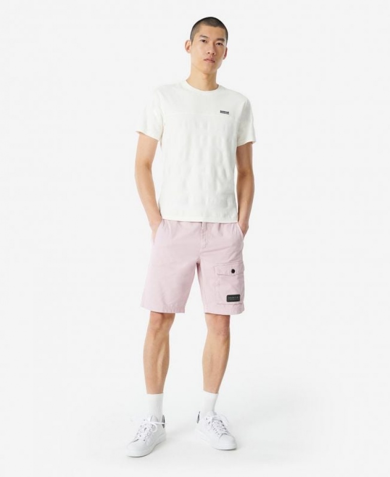 Pink Men Barbour International Cloud Shorts | US-2359CWDUP