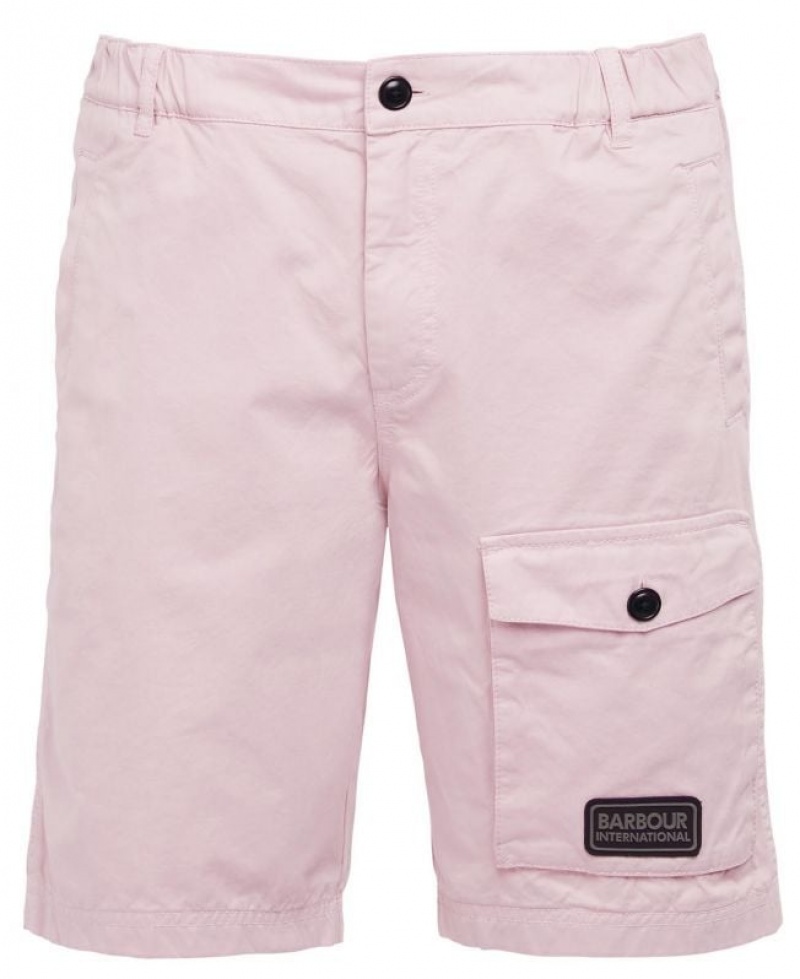 Pink Men Barbour International Cloud Shorts | US-2359CWDUP