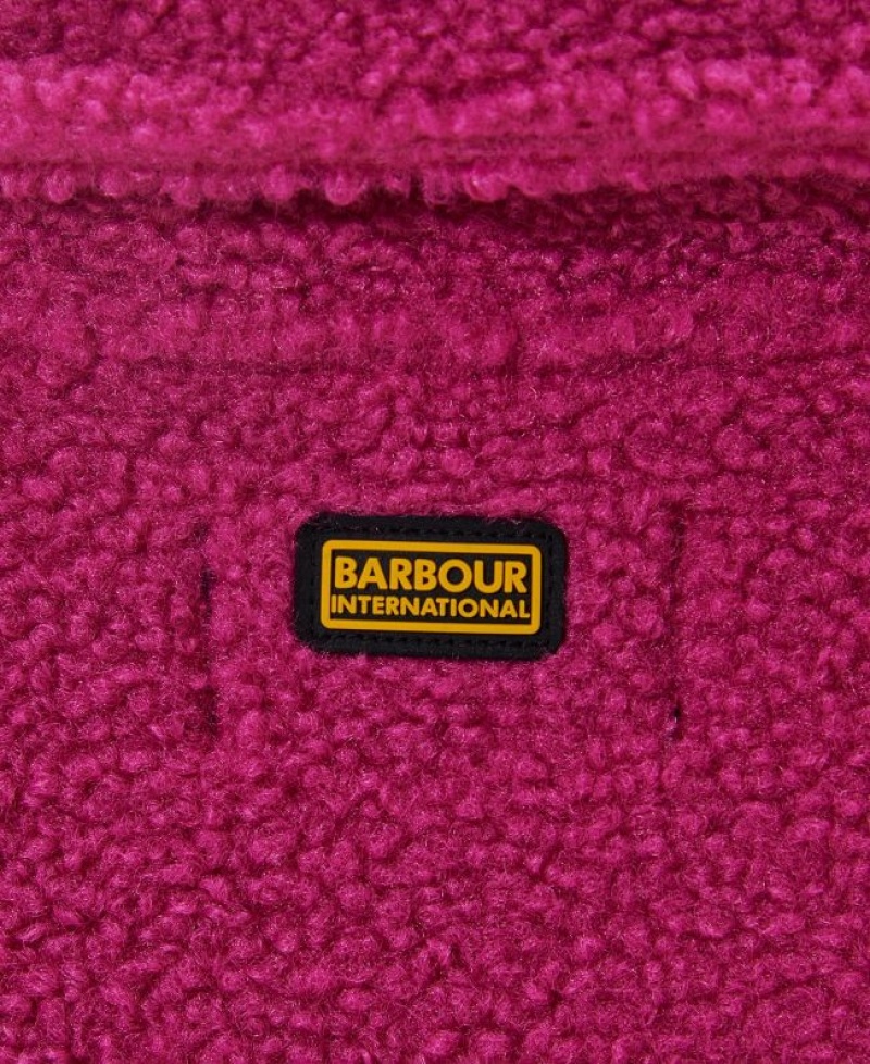 Pink Women Barbour International Thompson Fleece | US-3827MPSBW