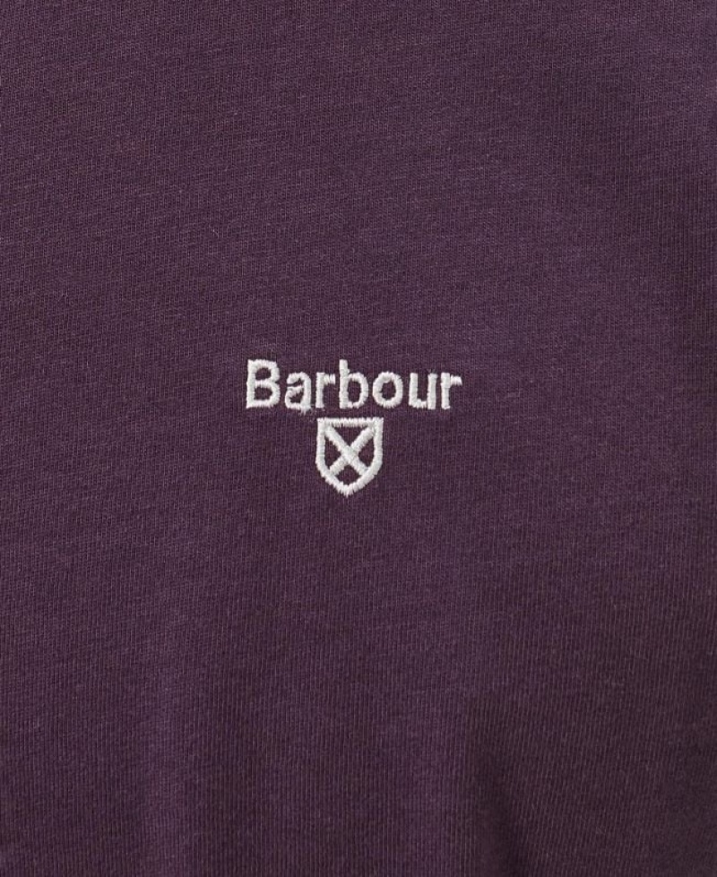 Purple Men Barbour Essential Sports T-Shirts | US-3159RUQEN