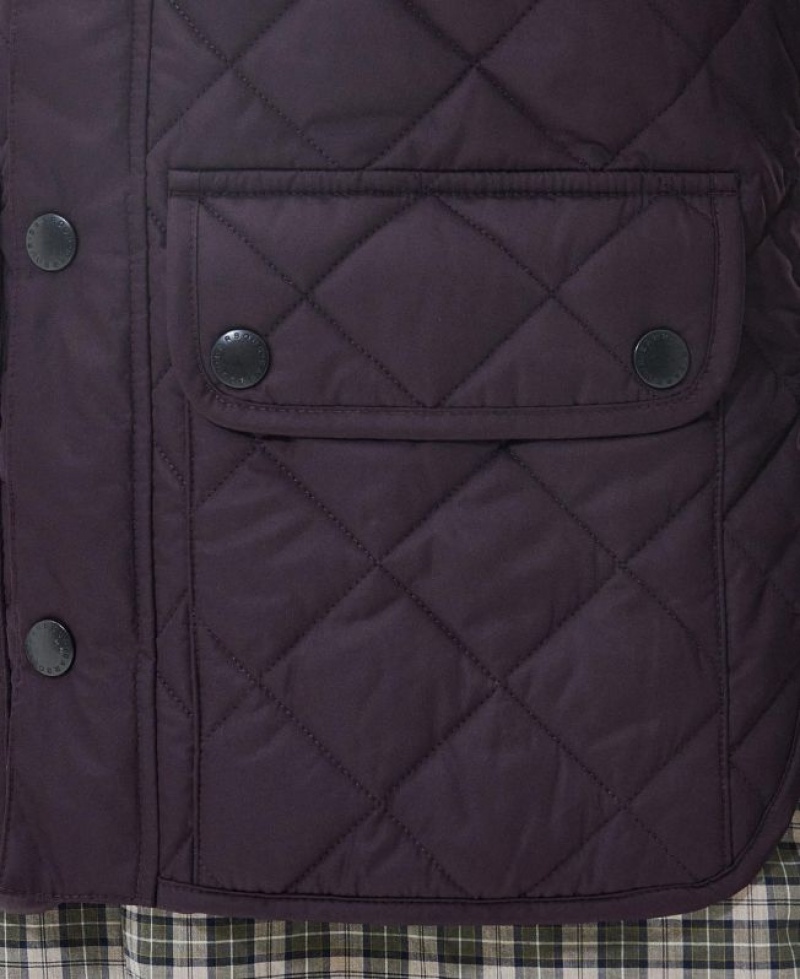 Purple Men Barbour Lowerdale Vest | US-4035OFZTJ