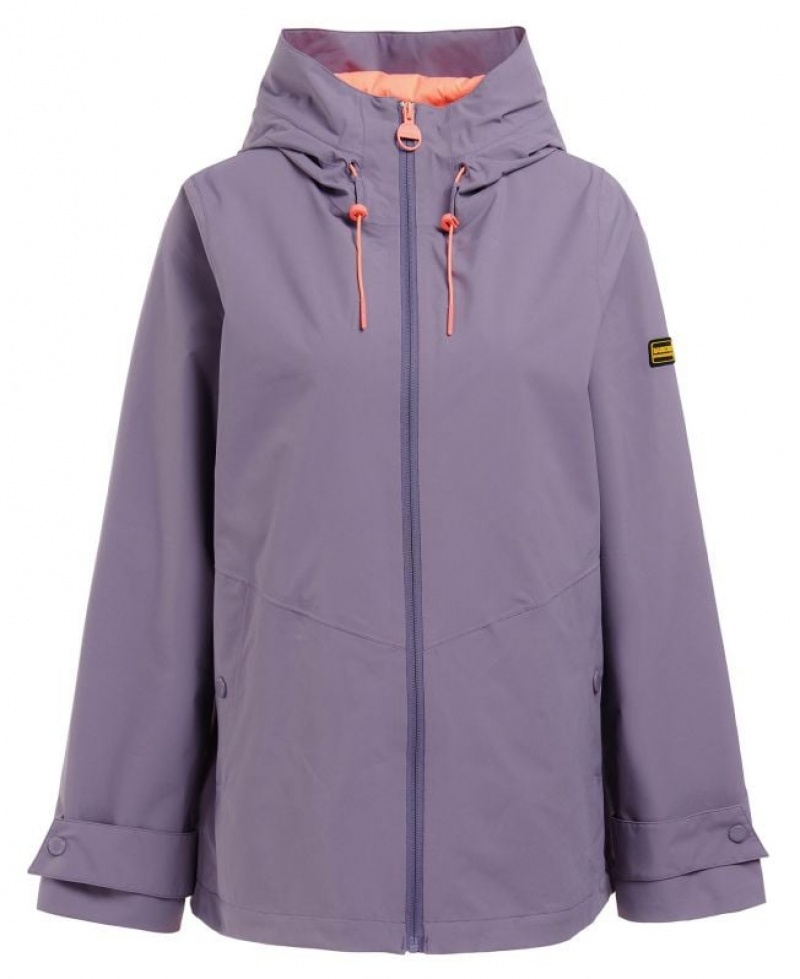 Purple Women Barbour International Adlington Waterproof Jacket | US-8092DFRWL