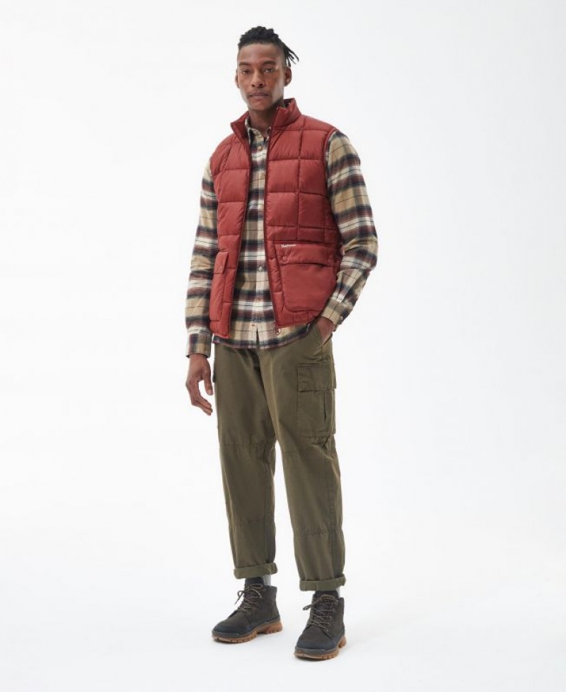 Red Men Barbour Ridge Vest | US-4538VAKMW