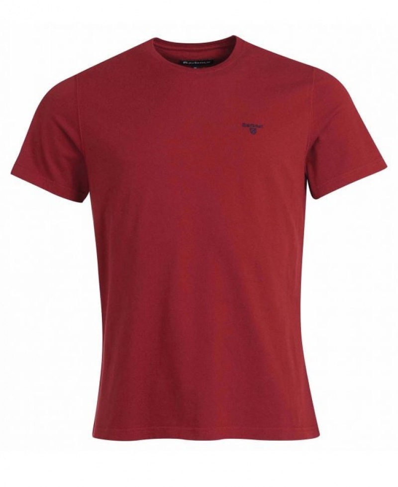 Red Men Barbour Sports T-Shirts | US-4792GDLVB