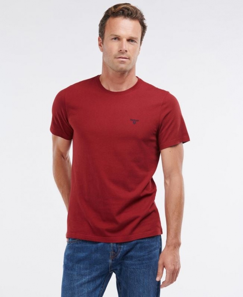 Red Men Barbour Sports T-Shirts | US-4792GDLVB