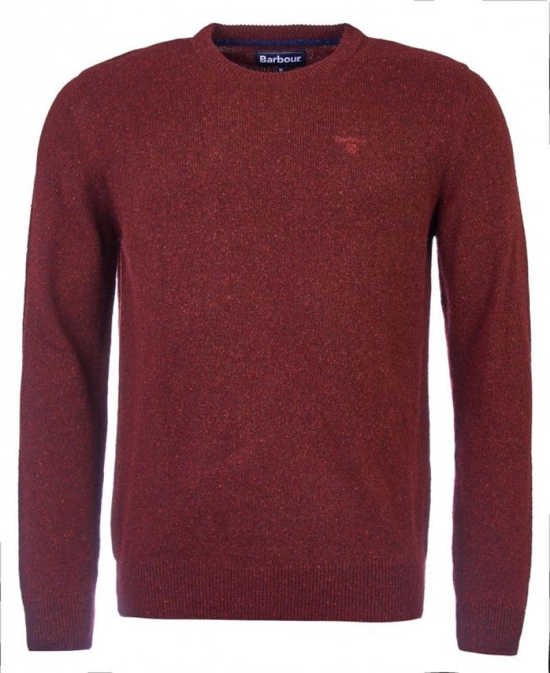 Red Men Barbour Tisbury Crew Neck Sweater | US-7809ETOIC