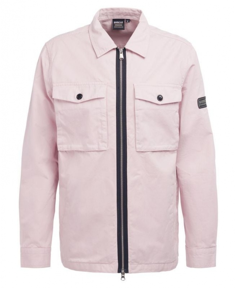 Rose Men Barbour International Cloud Overshirt | US-1785WPLHM