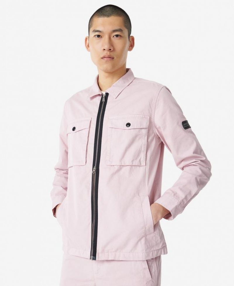 Rose Men Barbour International Cloud Overshirt | US-1785WPLHM