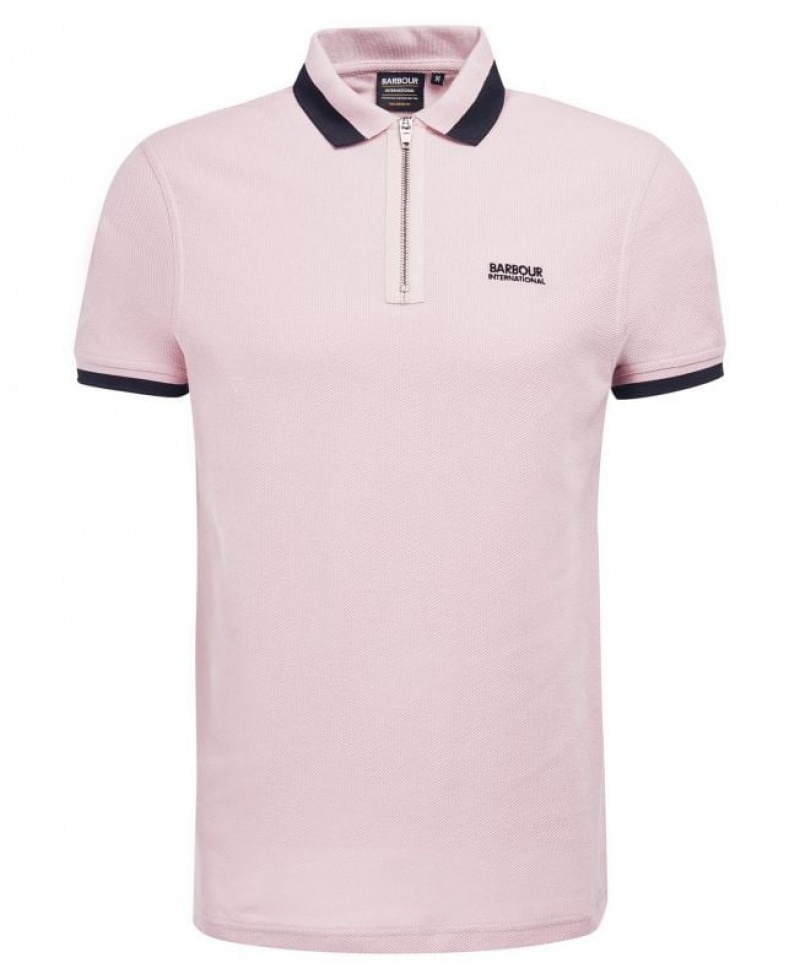 Rose Men Barbour International Richmond Polo Shirt | US-6731MESXO