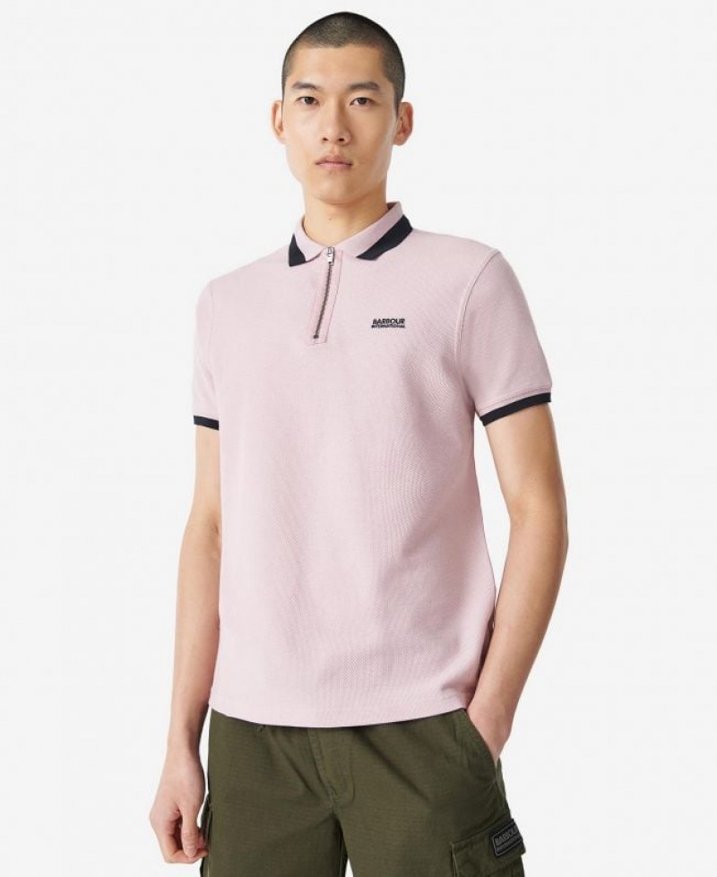 Rose Men Barbour International Richmond Polo Shirt | US-6731MESXO