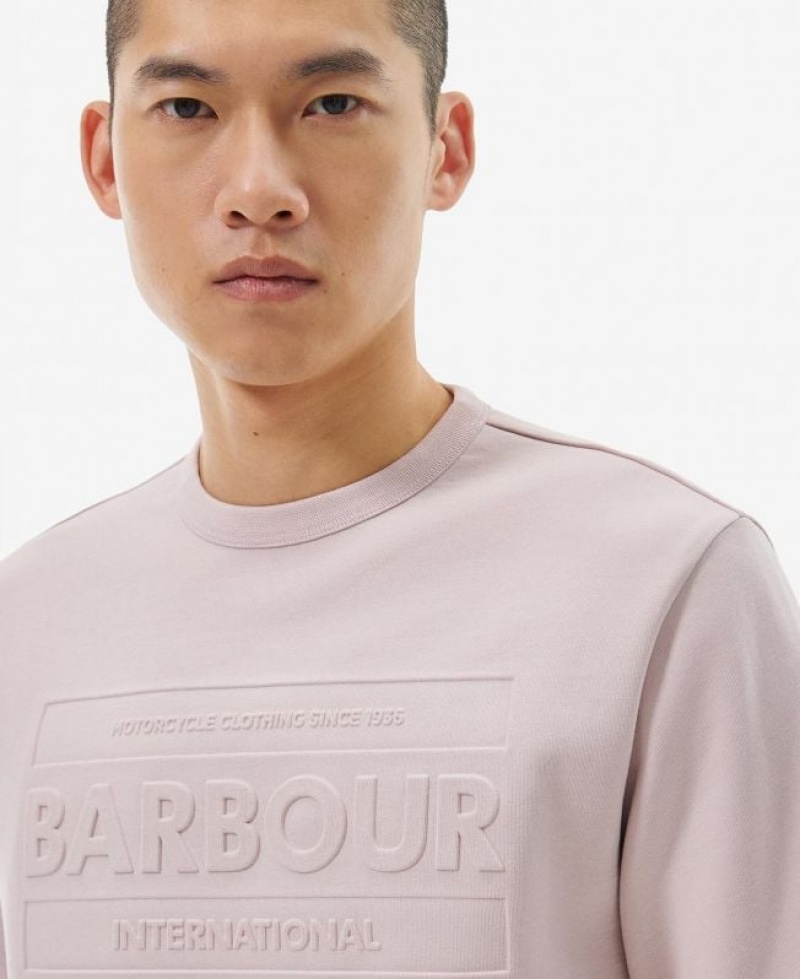 Rose Men Barbour International Stamp Sweatshirt | US-8746CYOHJ