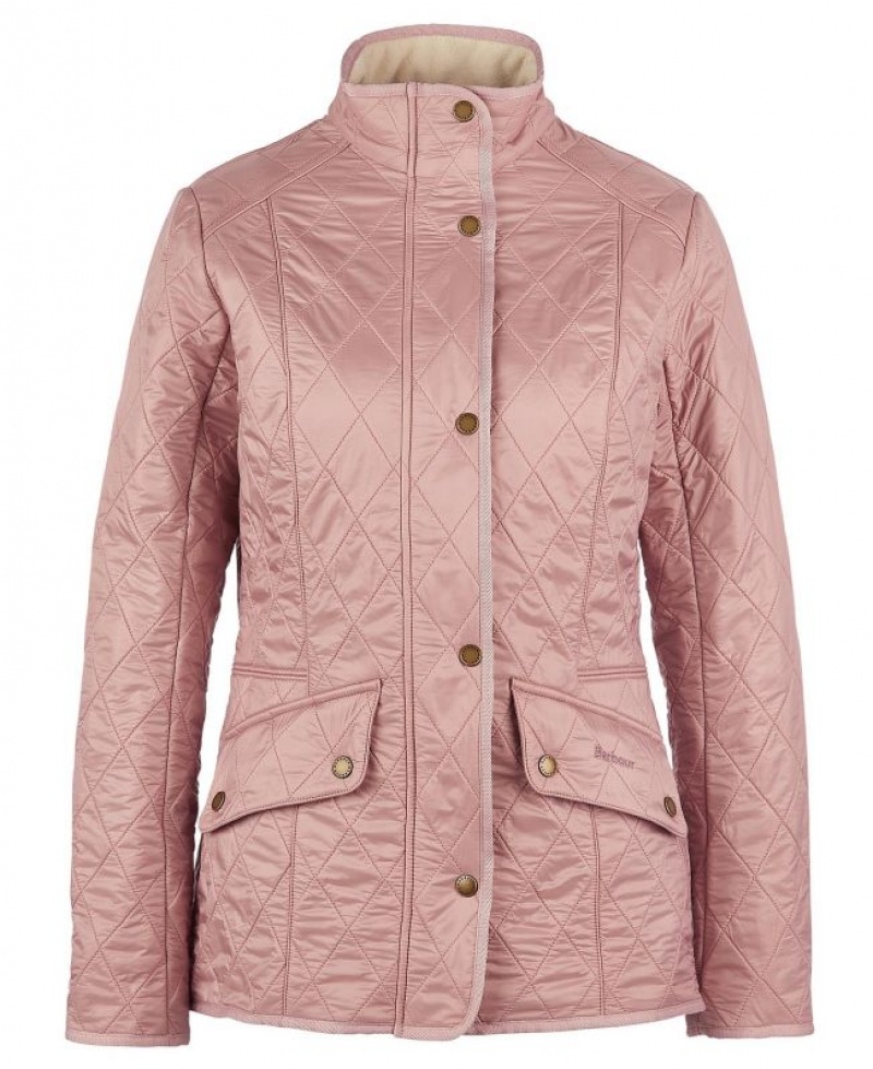 Rose Women Barbour Cavalry Polarquilt Quilted Jacket | US-6547QIDNG