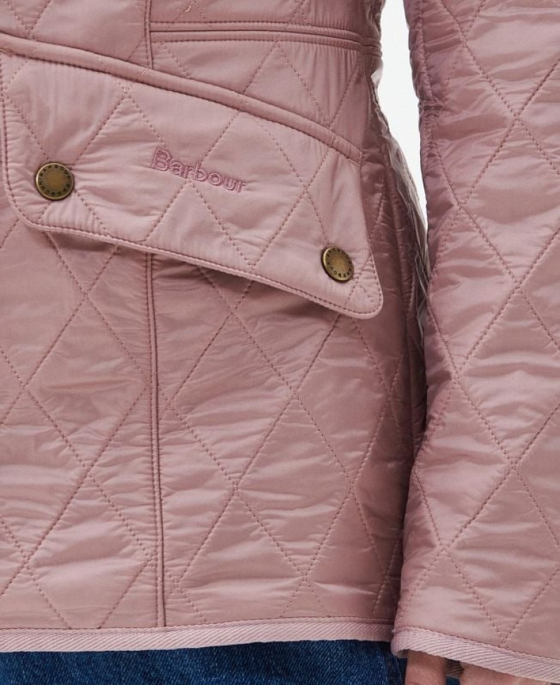 Rose Women Barbour Cavalry Polarquilt Quilted Jacket | US-6547QIDNG