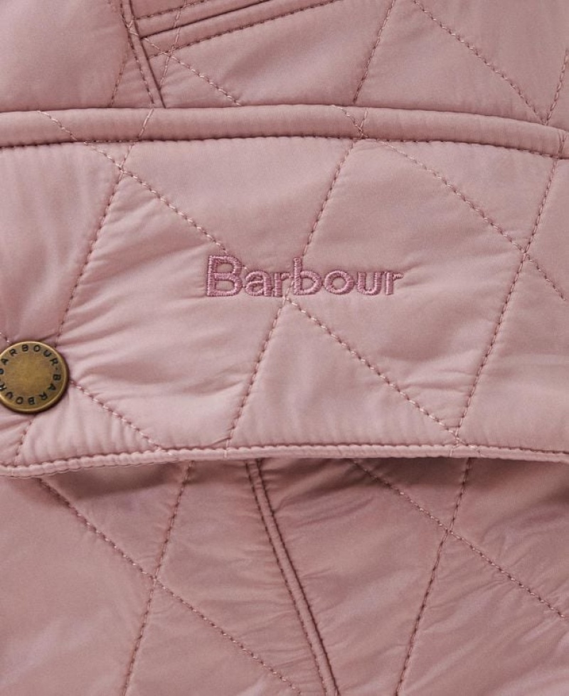 Rose Women Barbour Cavalry Polarquilt Quilted Jacket | US-6547QIDNG