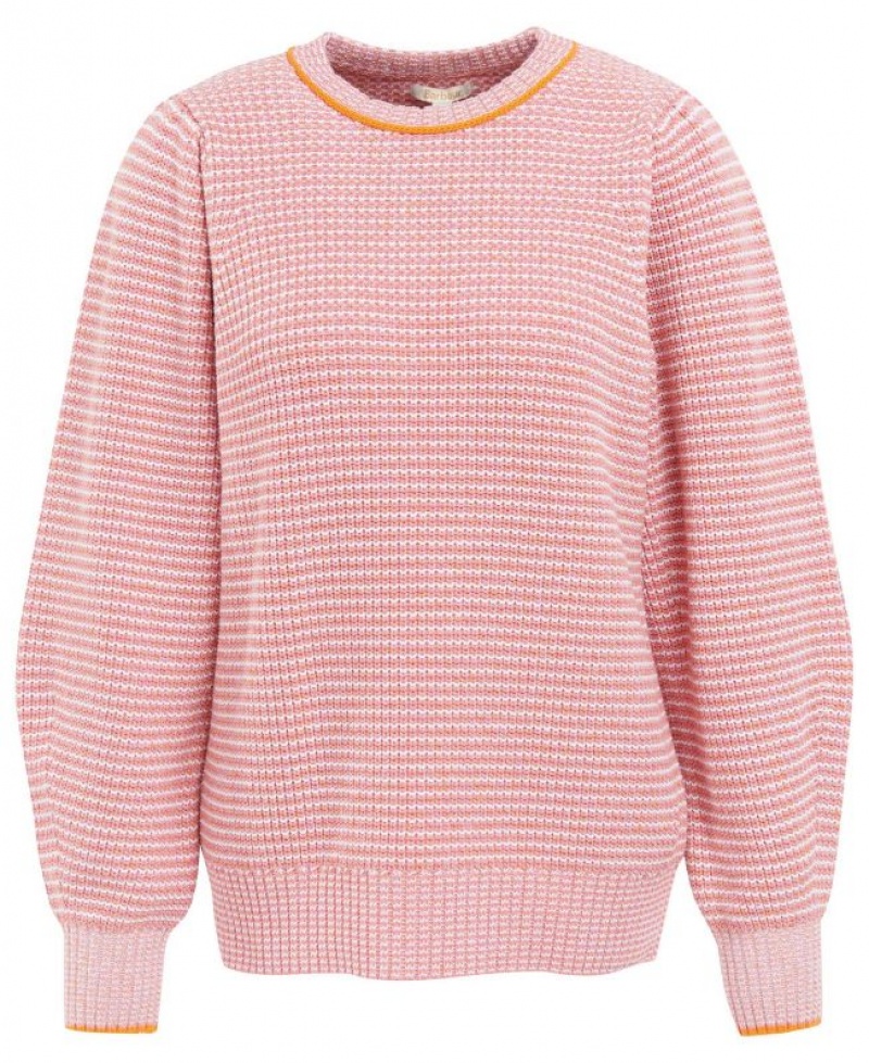 Rose Women Barbour Snapdragon Knitted Sweater | US-9023WUYBK