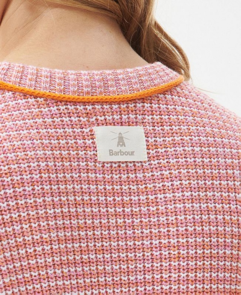 Rose Women Barbour Snapdragon Knitted Sweater | US-9023WUYBK