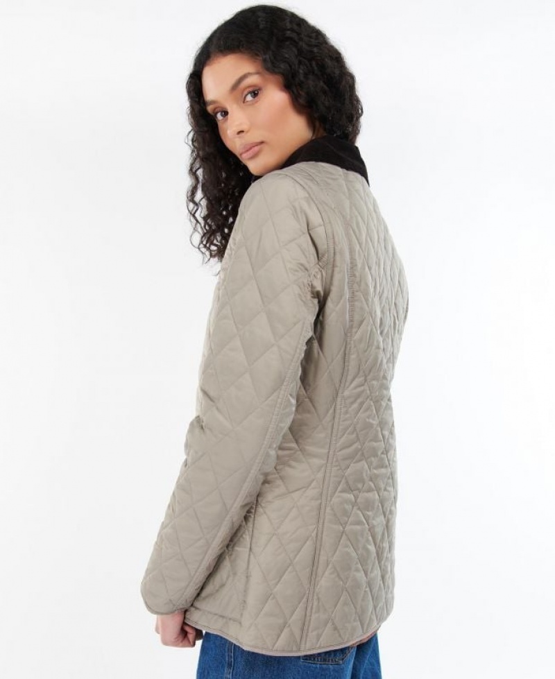 Taupe Women Barbour Annandale Quilted Jacket | US-0192VPWZR