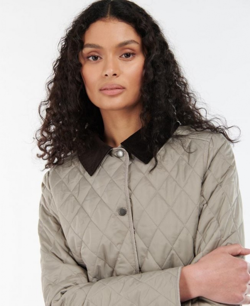 Taupe Women Barbour Annandale Quilted Jacket | US-0192VPWZR