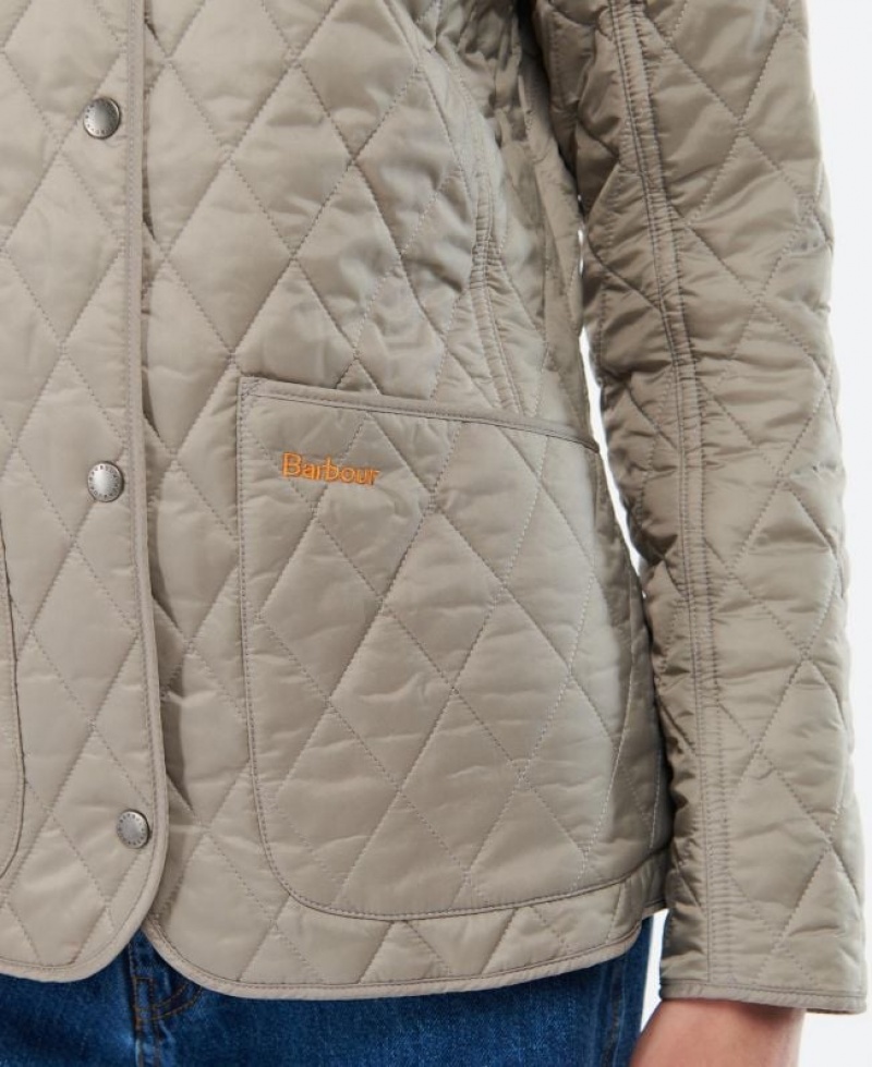 Taupe Women Barbour Annandale Quilted Jacket | US-0192VPWZR