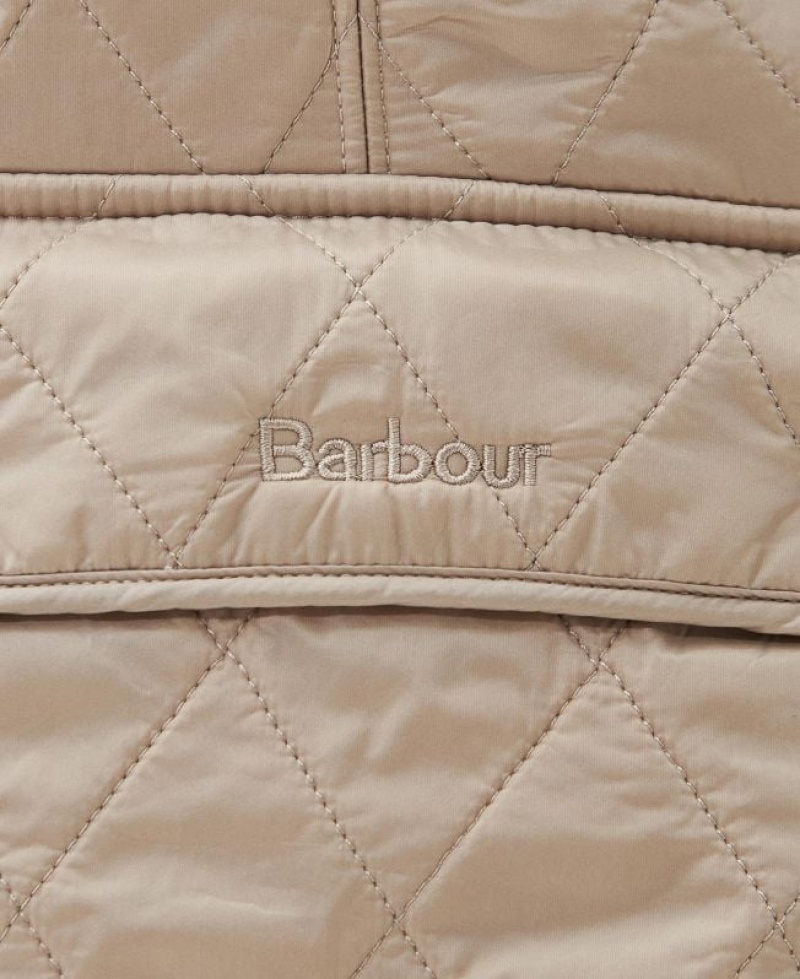 Taupe Women Barbour Wray Vest | US-6209BPFHI