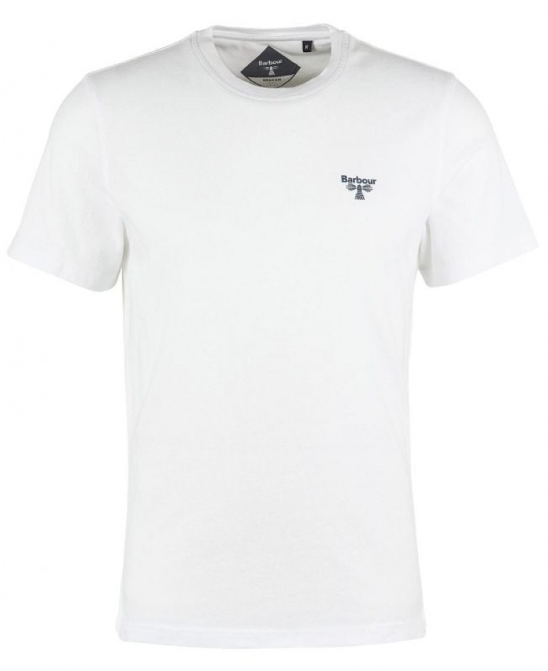 White Men Barbour Beacon Brathay Graphic T-Shirts | US-9124YCHTM