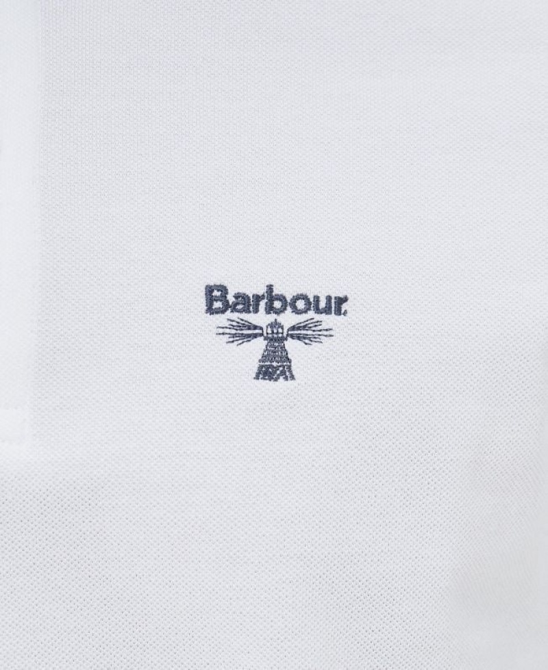 White Men Barbour Beacon Moorland Polo Shirt | US-0586XCFPN