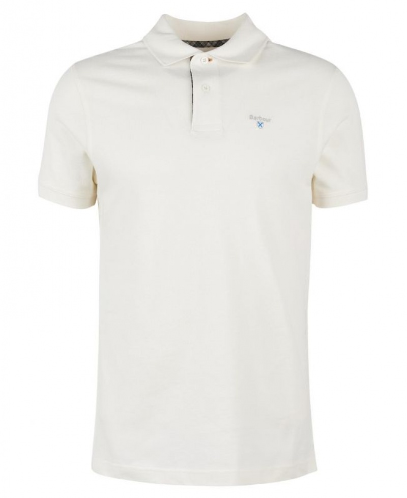 White Men Barbour Cotton Polo Shirt | US-7041PRKIL