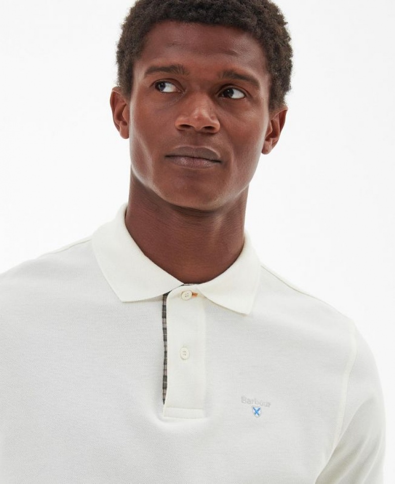 White Men Barbour Cotton Polo Shirt | US-7041PRKIL