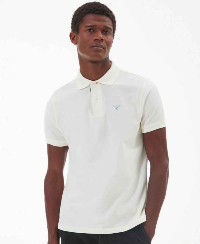 White Men Barbour Cotton Polo Shirt | US-7041PRKIL