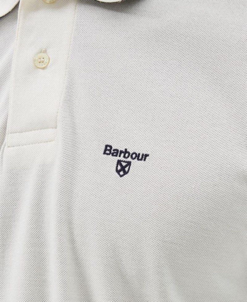 White Men Barbour Heathland Polo Shirt | US-9578UDXAK