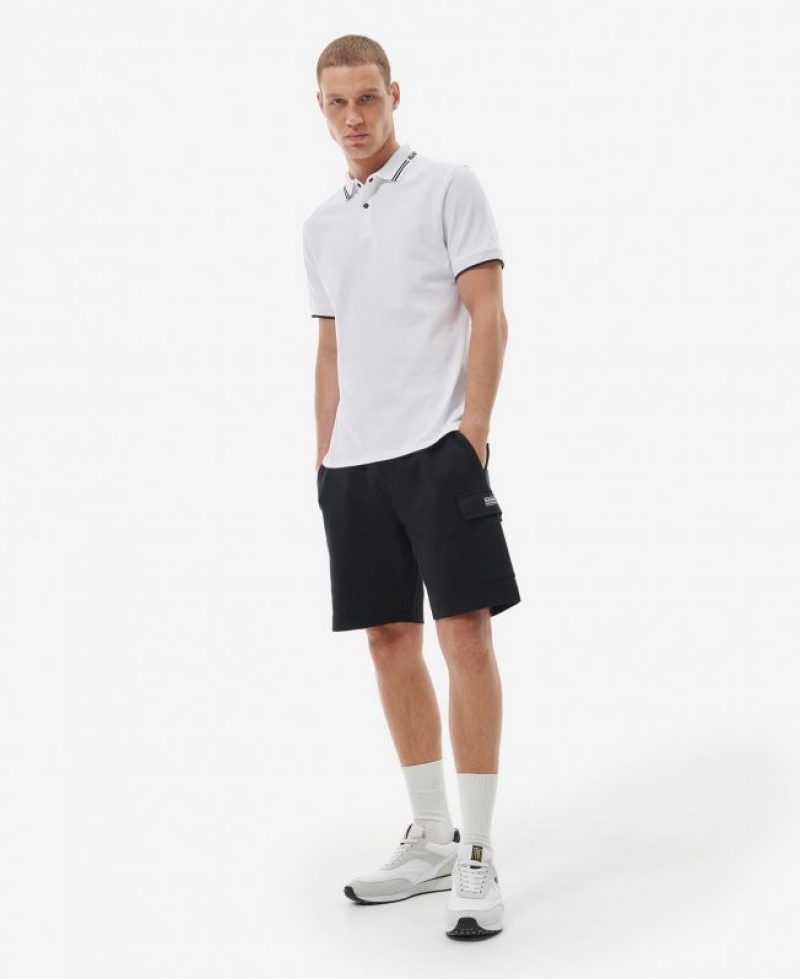 White Men Barbour International Bates Polo Shirt | US-8201XTOQU