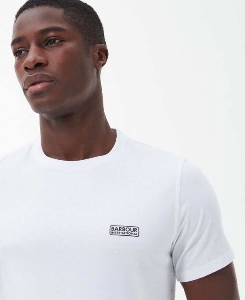 White Men Barbour International Bold T-Shirts | US-3967ZDXBJ