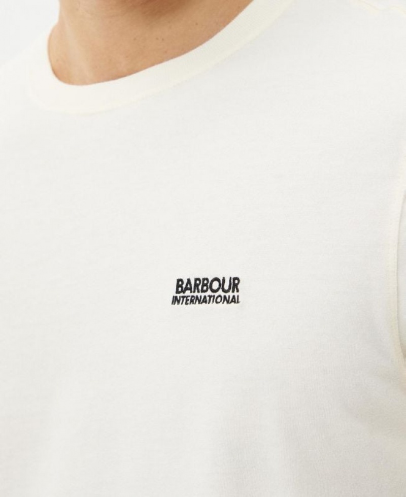 White Men Barbour International Cooper T-Shirts | US-3506SKZQH