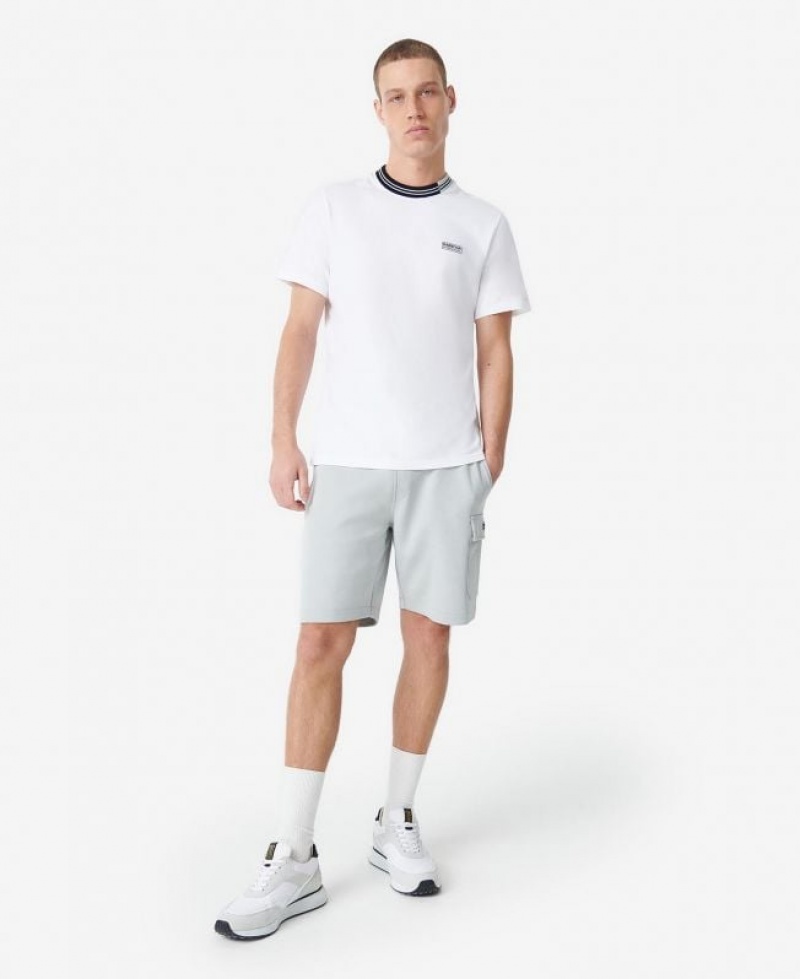 White Men Barbour International Darley T-Shirts | US-5418UOQVI