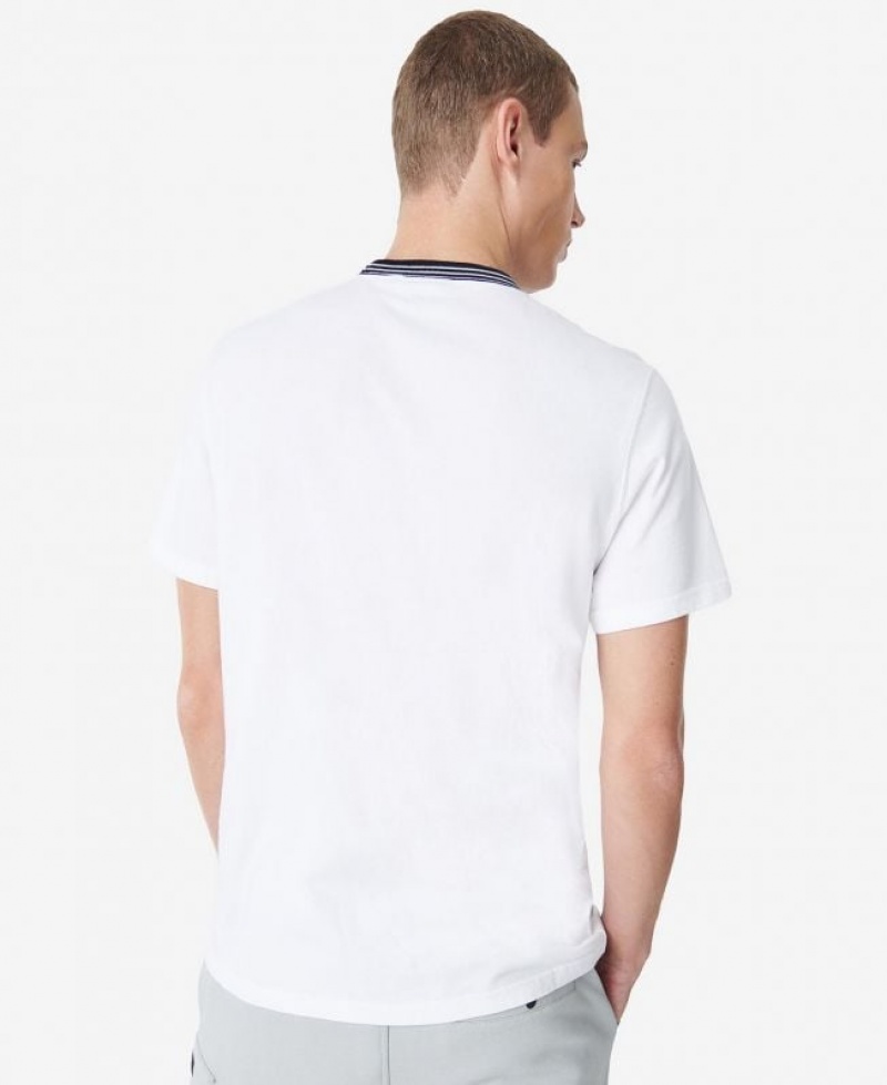 White Men Barbour International Darley T-Shirts | US-5418UOQVI