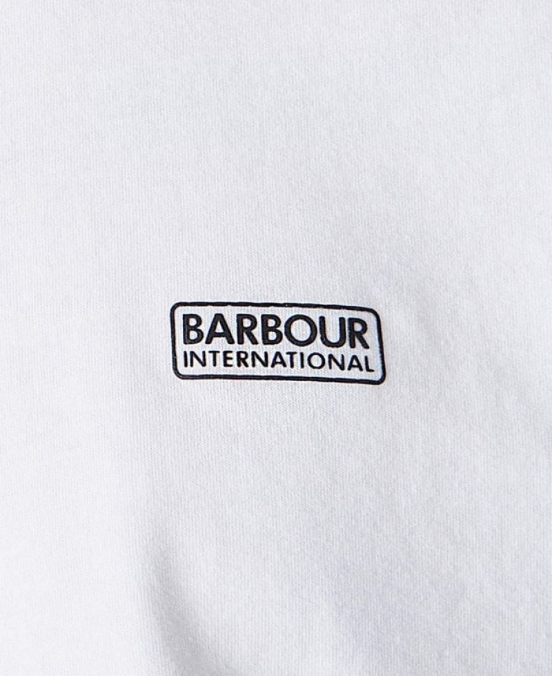 White Men Barbour International Darley T-Shirts | US-5418UOQVI