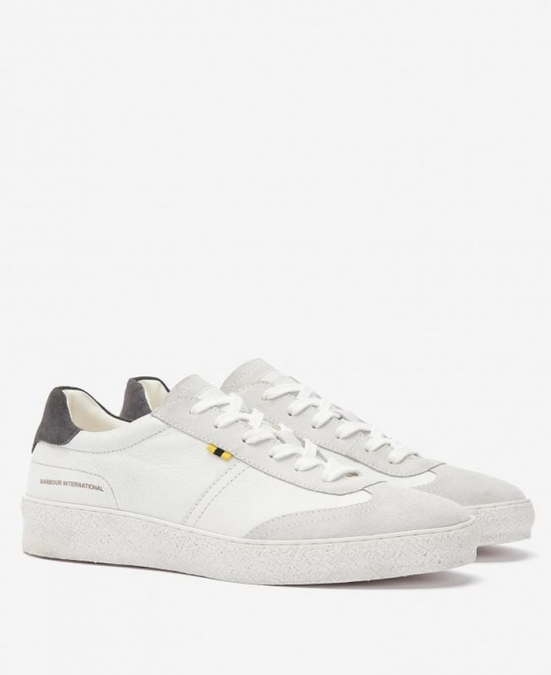 White Men Barbour International Felix Sneakers | US-1465KZDRE