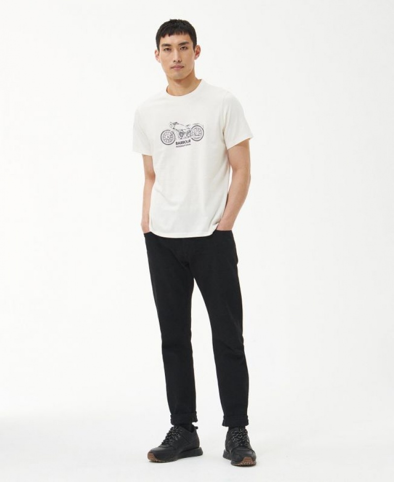 White Men Barbour International Gear T-Shirts | US-2837IDQOU