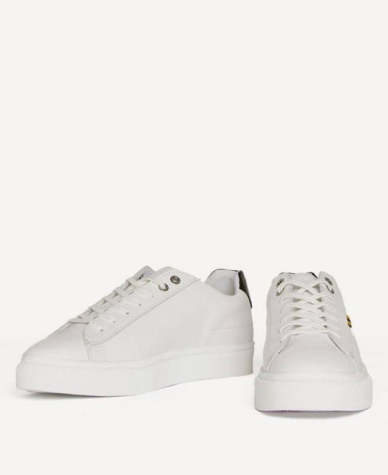 White Men Barbour International Helm Sneakers | US-2461ZXBCK