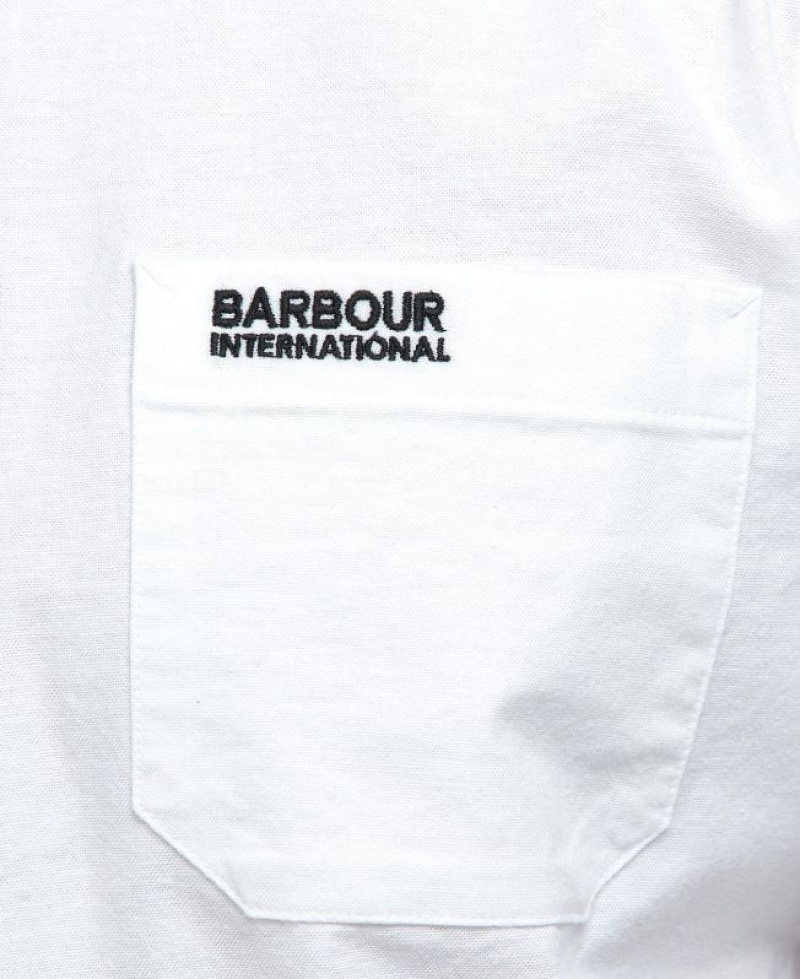 White Men Barbour International Kinetic Shirts | US-9785RWKOG