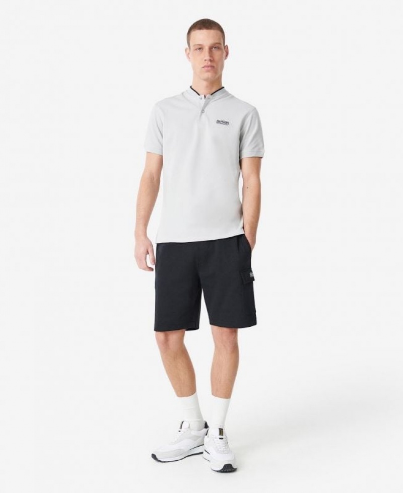 White Men Barbour International Lewis Sports Polo Shirt | US-5764HWTFS