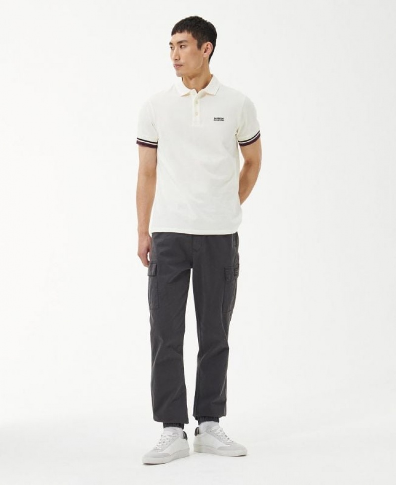 White Men Barbour International Metropolis Polo Shirt | US-0318SWCAD