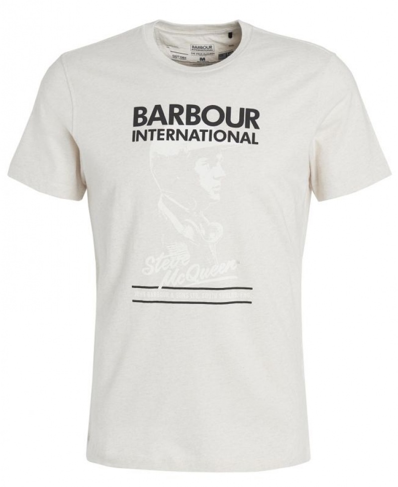 White Men Barbour International Taylor T-Shirts | US-6528ZCNDM