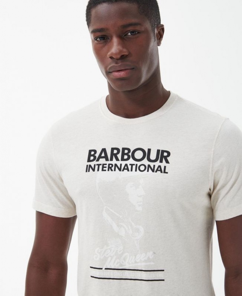 White Men Barbour International Taylor T-Shirts | US-6528ZCNDM